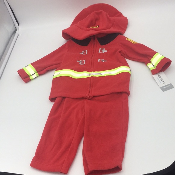 Carter’s Fireman Fire Fighter Infant Costume Halloween Pretend Play 6-9 … - Picture 2 of 9